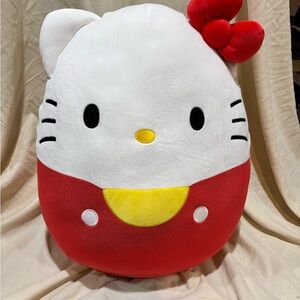 Squishmallows Hello Kitty Plush Jumbo 16” Red Sparkle edition